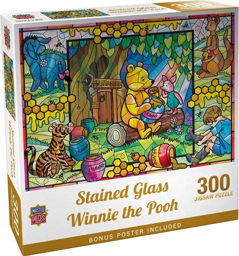 Masterpieces 300 Piece Jigsaw Puzzle For Adults And Families - Winnie The Pooh - 19.25"X26.63"