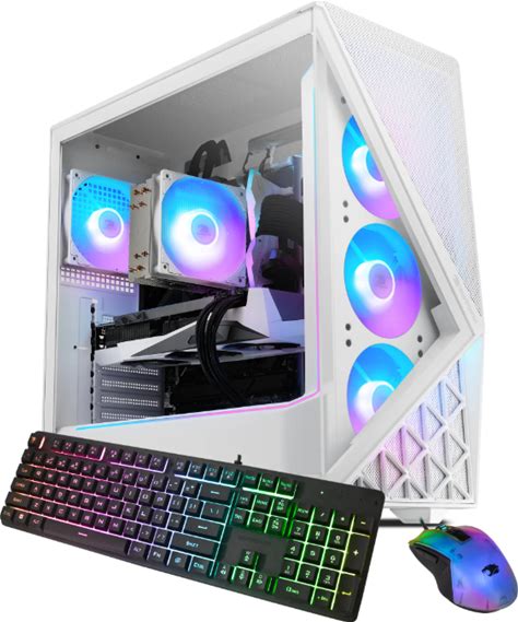 Ibuypower SWA7R6601 Slate 9 Mesh Gaming Case - White - MSRP $1,749.99
