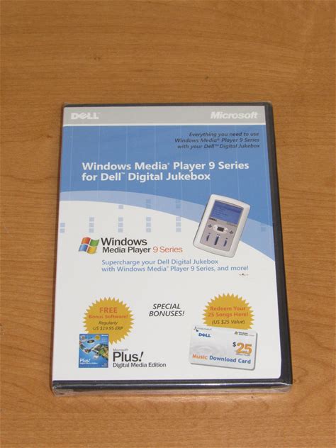 Windows Media Player 9 Series For Dell Digital Jukebox CD-ROM T6509 - New Sealed