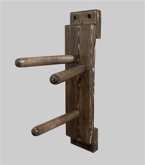 Wing Chun Wooden Dummy Plane Walnut Gray Ash Color