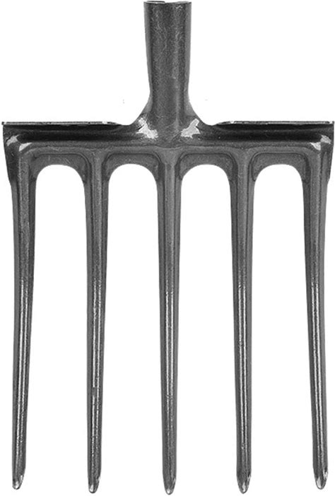 SASKATE Digging Fork, Garden Digging Spading Fork, High Carbon Steel (5 Tine)