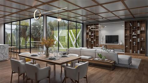 3D Render - Space Visualization - Interior Design Project - Livingroom, Bedroom, Bathroom - 3D Modeling