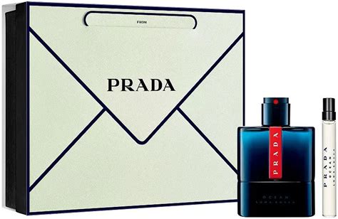 Prada Luna Rossa Ocean Eau De Toilette Cologne Set