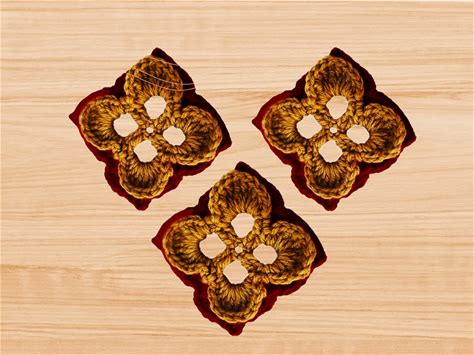 A Crochet Square Motif With Two Layers PDF Pattern