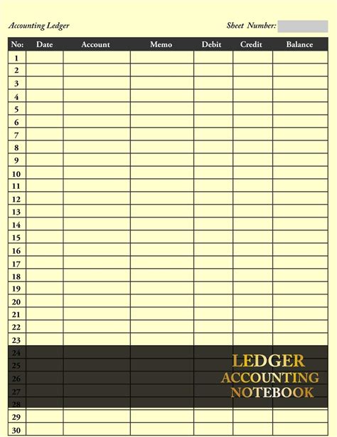 Ledger Accounting Notebook: General Ledger Accounting Book, Journal Entries Notebook With Columns For Date, Account, Momo, Debit , And Credit. Paper