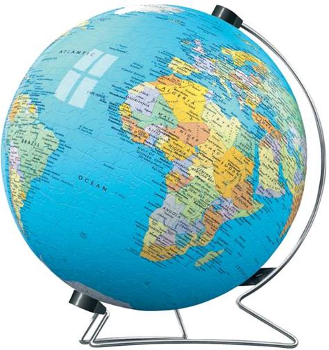 The Earth And Display Stand, 540 Piece 3D Jigsaw Puzzle Made By R