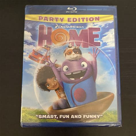 Home (Blu-Ray + DVD + Digital HD 2015) Widescreen Brand New Sealed