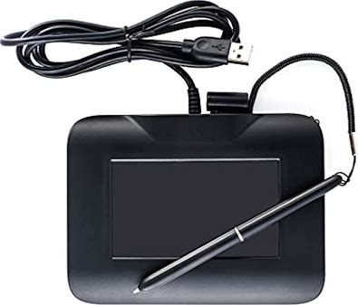 Smajayu Electronic Signature Pad Usb Signature Capture Pads For Computer Laptop With Windows 781011Signature Tool Included43inch Lcd Color Display Wit