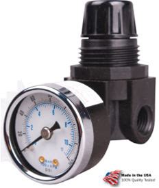 Arrow Mini Air Regulator R262g, Glass Filled Nylon, 1/4" Npt, 250 Psi, R262G