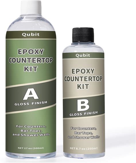 Stone Ultimate Top Coat Epoxy | DIY Epoxy Countertop Kit | Scratch Resistance, Yellowing Resistance - For Countertops, Bar Tops (Glossy Finish)