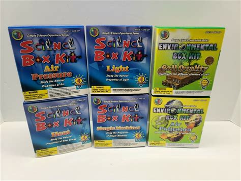 6 1998 Science & Nature Series Science Box Kits Learning Educational Experiment