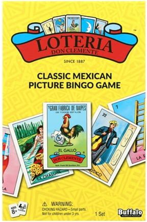 Loteria Classic Family Mexican Picture Bingo Board Game For Ages 8 And Up, By Buffalo Games