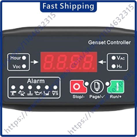 MGC100 Small Diesel/Gasoline Generator Set Controller LED Display Auto Start Stop Control Panel