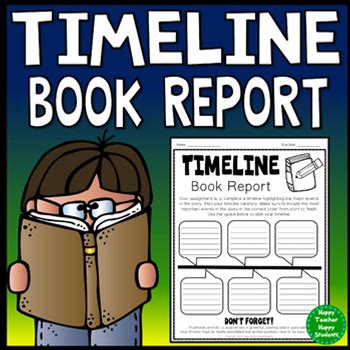Timeline Book Report | Book Timeline Template For A Fiction Or Non-Fiction Book
