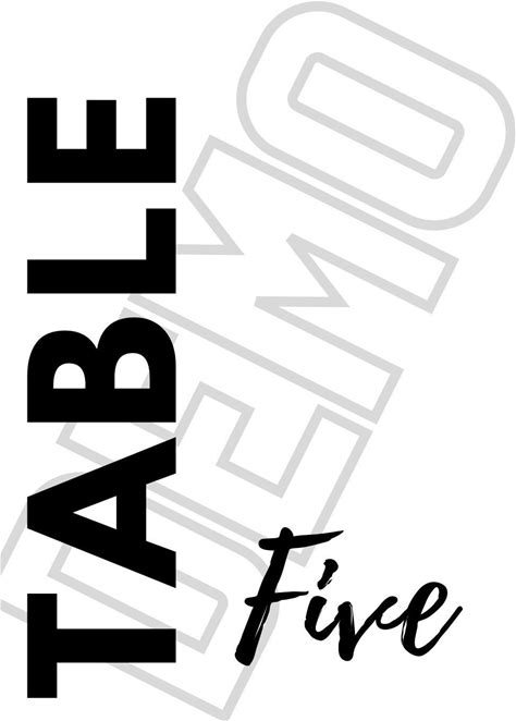 INSTANT DIGITAL DOWNLOAD Table Number Signs From 1-20 For All Events Including Weddings And Dinners