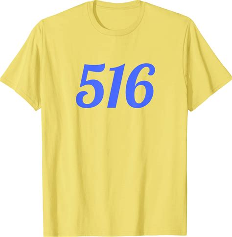 516 Area Code For Long Island New York Nassau County 516 T-Shirt