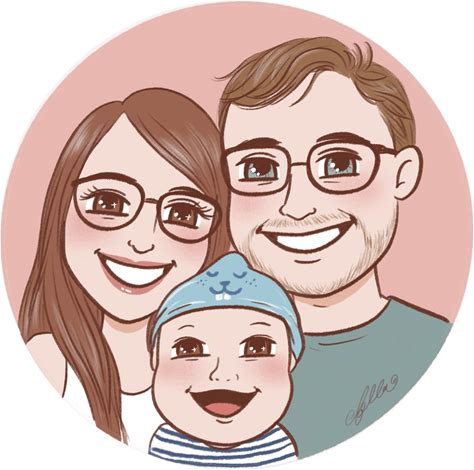 Family Custom Portrait Icon