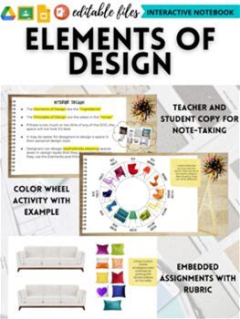 Elements Of Design Interactive Notebook