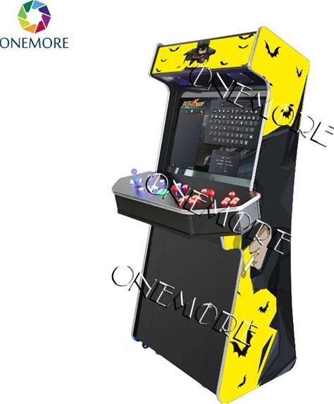4 Players Slim Upright Arcade Game Machine, Full Size Stand Up Arcade Game Machine, 10000+ Games In 1 Retro Arcade Cabinet