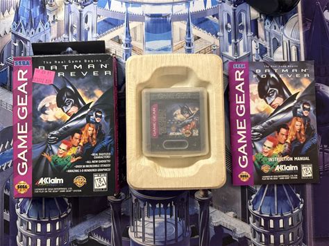 Batman Forever Sega Game Gear Complete W/ Box Manual Game Works. Video Games.