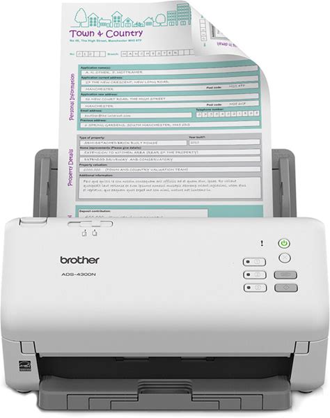 Brother ADS-4300N High-Speed Professional Duplex Desktop Scanner