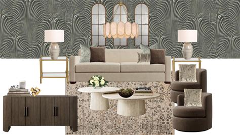 Custom 3-Room Virtual Interior Design: Mood Board And Shopping List