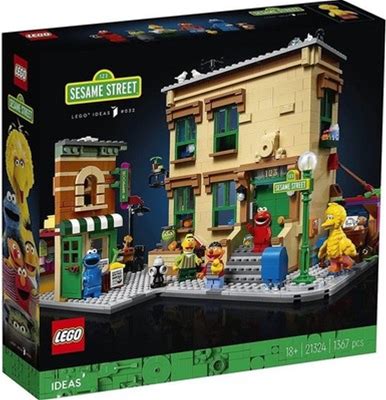 [SALE]- LEGO Ideas 123 Sesame Street 21324 Building Kit Awesome Build-