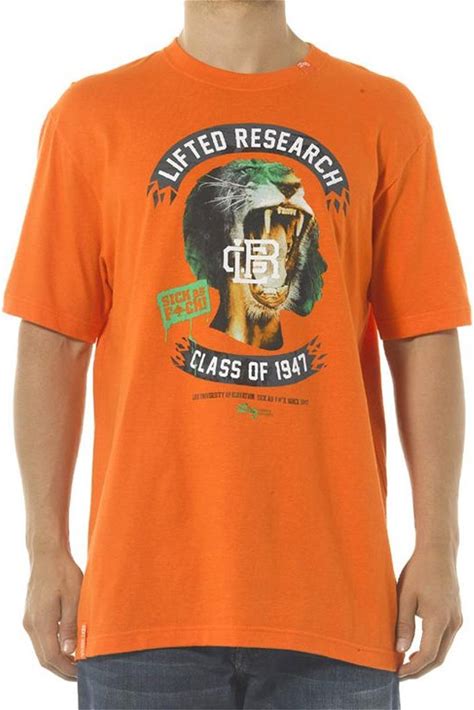 LRG Men's Class Of 1947 T-Shirt, Orange, Small