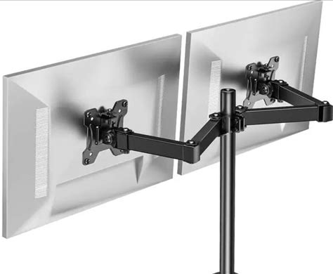 HUANUO Dual Monitor Table Stand For 13-32 Inch Monitors Model HNCM1