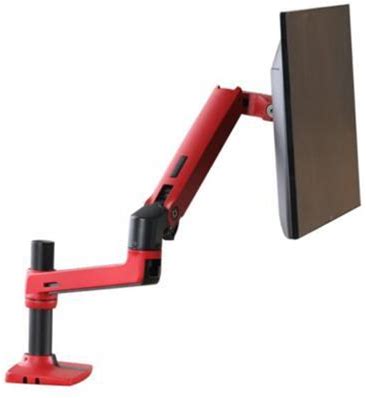 Ergotron 45-490-285 LX Desk Monitor Arm And Mount - RED