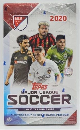 TOPPS MLS SOCCER 2020 FACTORY SEALED HOBBY BOX A RC AUTO Q2091