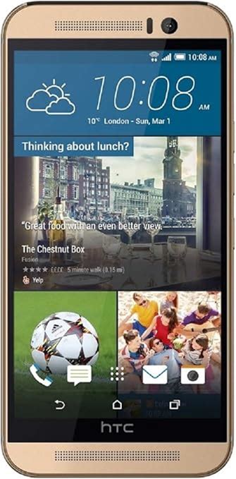 HTC One M9 32GB Unlocked GSM 4G LTE Smartphone W/ 20MP Camera - Amber Gold