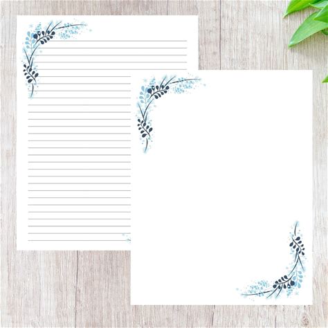 Winter Stationary, Winter Themed Stationary, Letter Writing Paper, JW Letter Writing, Winter Themed Paper