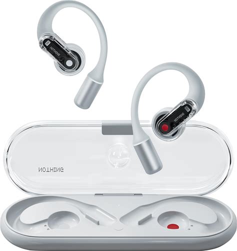 Nothing Ear (Open) Open-Ear Headphones, Earbuds With Earhooks, BT 5.3, Clear Voice Technology With 2 Mics, Fast Charging, Compatible With iPhone &