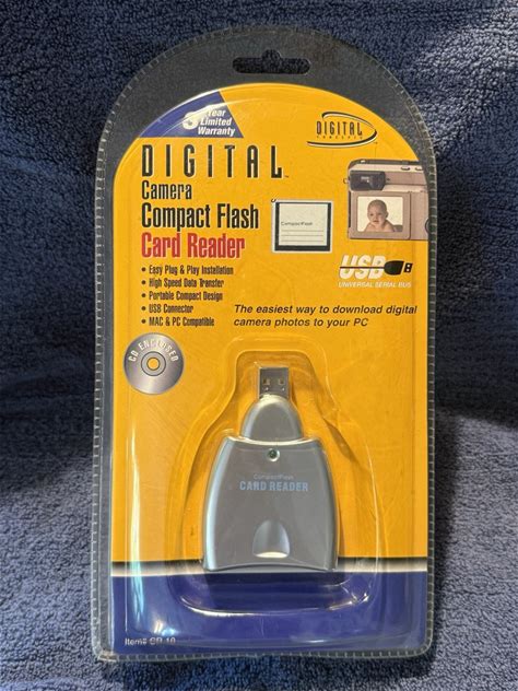 New Digital Concepts Compact Flash Camera Card Reader/Writer Download PC CR-10