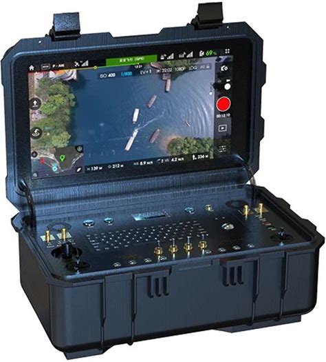 UAV GCS System Drone Flight Remote Controller Gasoline Drone Ground Control Station Drone Digital Video Data Transmission
