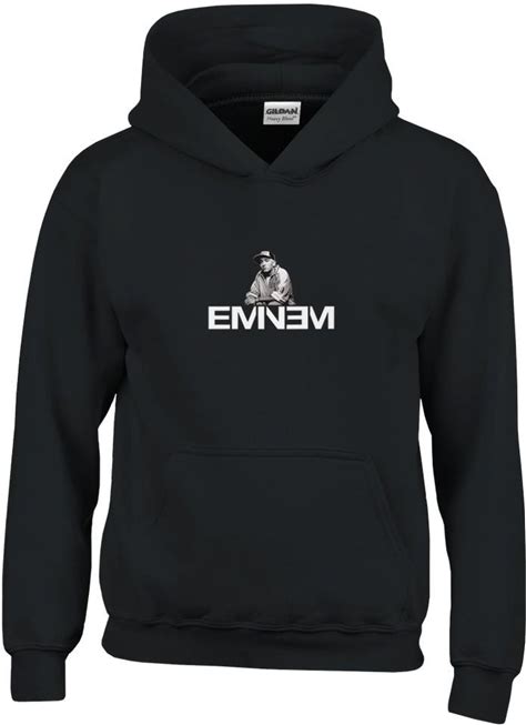 Eminem Rap God Hoodie - Vintage Inspired Unisex Black Activewear Sweatshirt For Hip Hop Fans