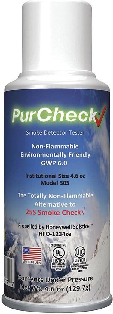 PURCHECK Smoke Detector Tester: Smoke Detector Test Aerosol