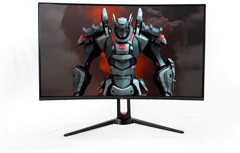 YEYIAN - 31.5" Curved Gaming Monitor, Full HD 1080P, 165Hz, 1Ms, LED Display With HDMI & DP Ports. Model YMC-70201 - Black