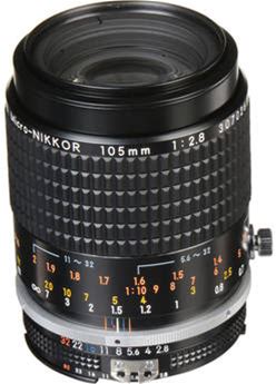 Nikon Used Micro-NIKKOR 105mm F/2.8 Lens 1455