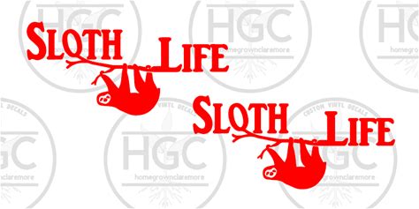 2 Pack - Sloth Life