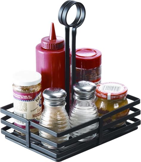 American Metalcraft FWC68 Rectangular Wrought Iron 6" X 8" (Pack Of 6), Black