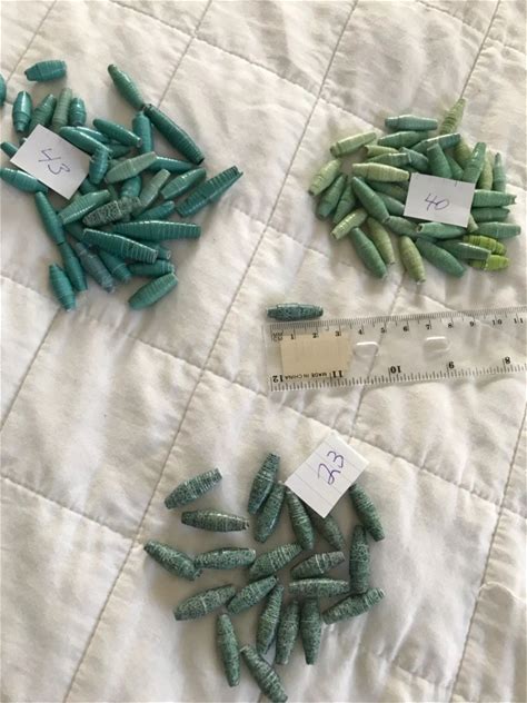 Loose Rolled Paper Beads 100+Ct. Assorted Sizes Jewelry Making Crafts DIY Glazed