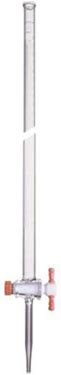 KIMBLE® KIMAX® Borosilicate Glass Class A Serialized And Certified, Straight Bore Burets With PTFE Stopcock, 50 Ml
