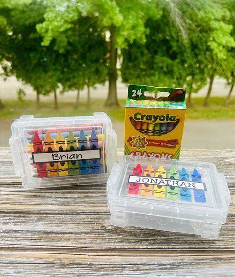 Personalized Crayon Box , School Supplies , Crayon Container, Back To School, Crayon Box ,