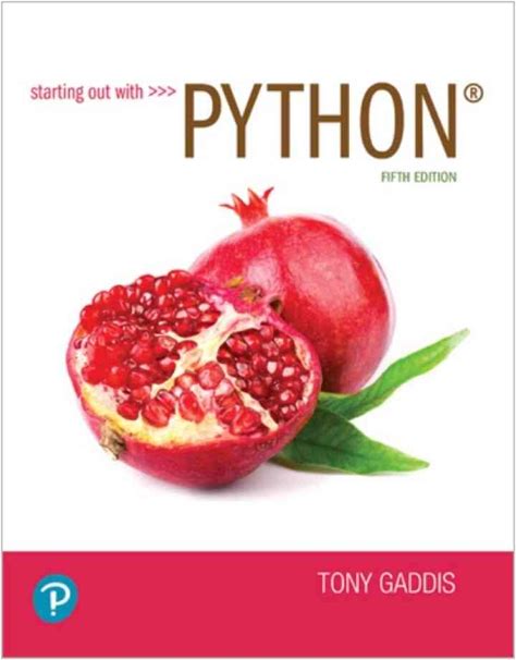 Starting Out With Python, 5th Edition Ebook