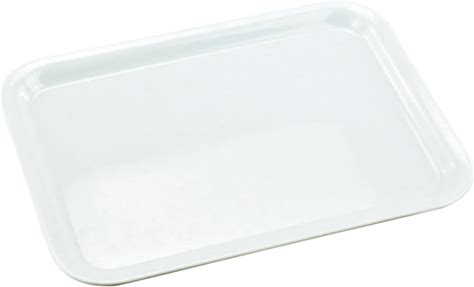 VINTORKY Elegant Plastic Serving Tray Rectangular Platter For Food Cheese Desserts Party Supplies Sturdy Clean Design