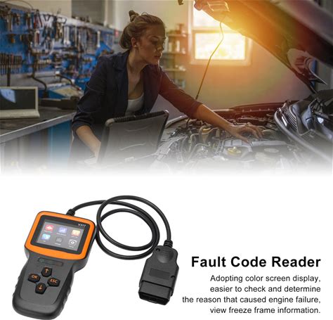 C-V317 OBD2 Scanner Color Screen Display Fault Code Reader Analyzer Tool For
