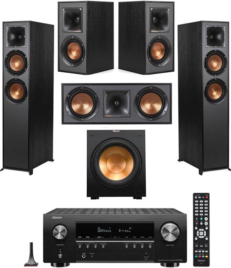 Klipsch Reference 5.1 Home Theater System, R-625FA Speaker, Yamaha 7.2 Receiver