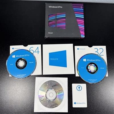 Microsoft Windows 8 Professional Full/Upgrade 32Bit & 64Bit Dvd Ms